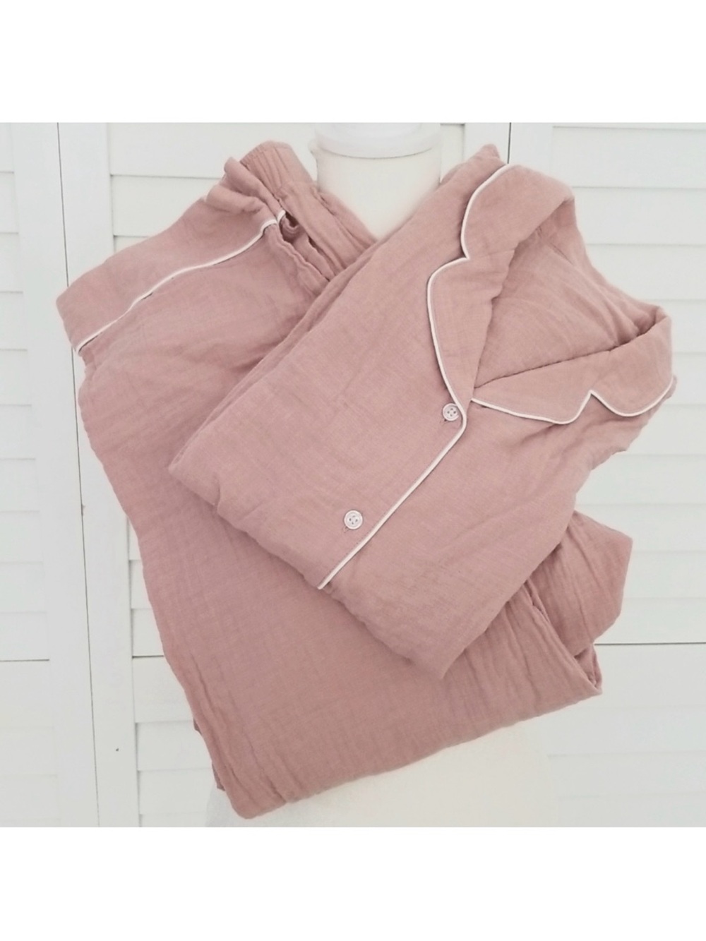 Cotton Pajama Set Pink